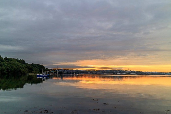 Plymouth from Sand Acre Bay